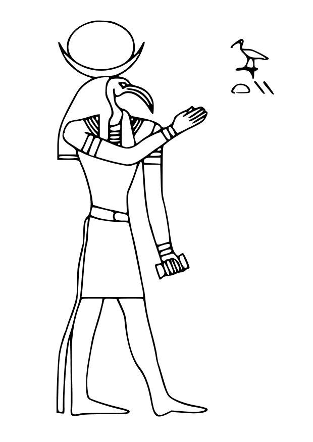 thot Malvorlage thot