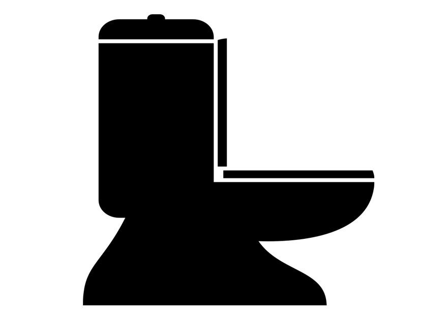 toilette Malvorlage toilette
