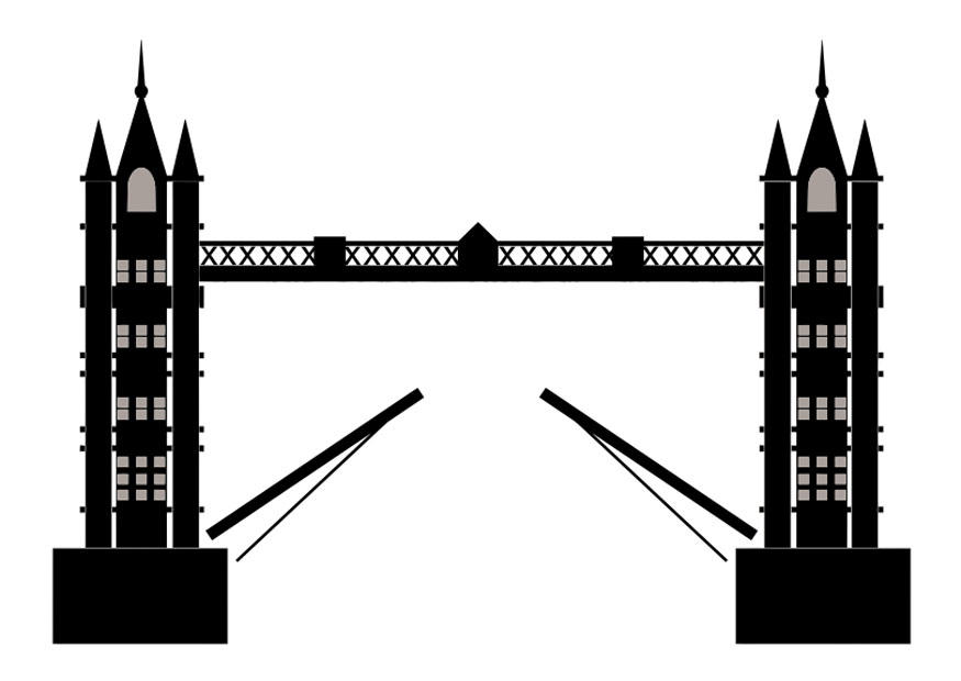 tower bridge Malvorlage tower bridge