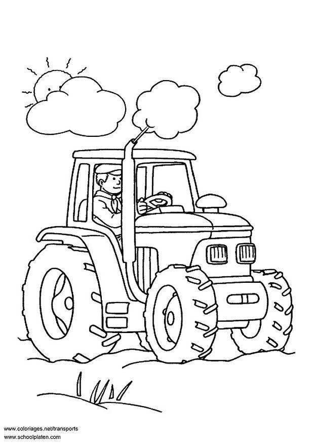 traktor Malvorlage traktor
