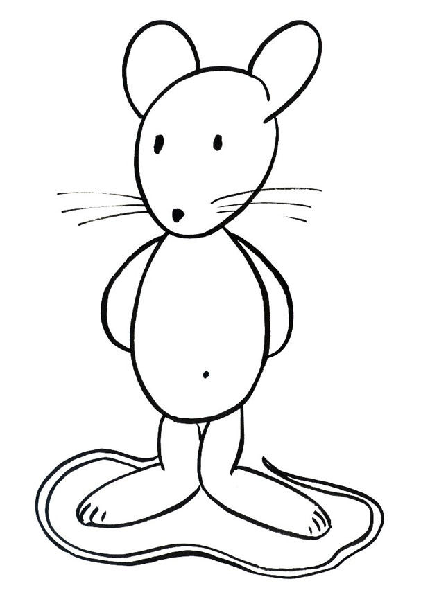 Malvorlage transi, die maus