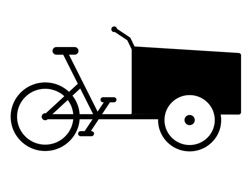 transportfahrrad Malvorlage transportfahrrad
