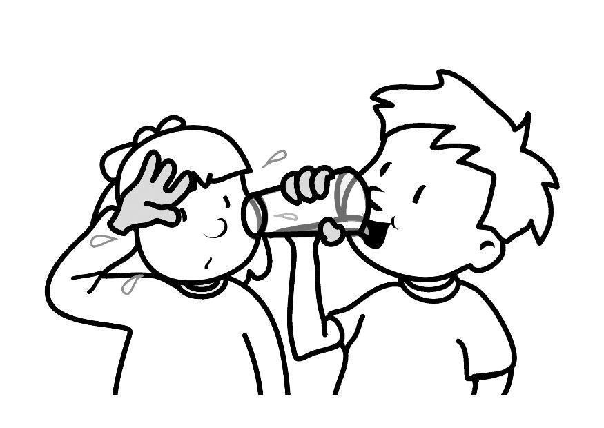 trinken Malvorlage trinken