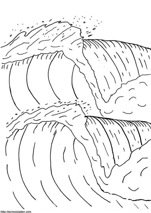 tsunami Malvorlage tsunami