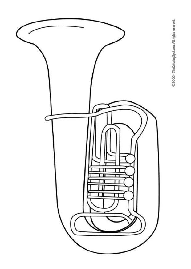 tuba Malvorlage tuba