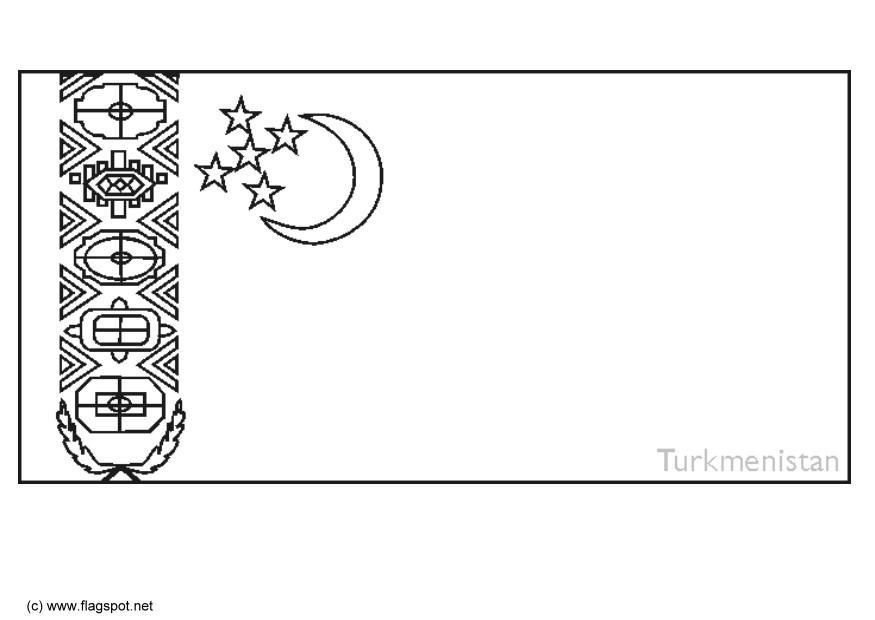 turkmenistan Malvorlage turkmenistan