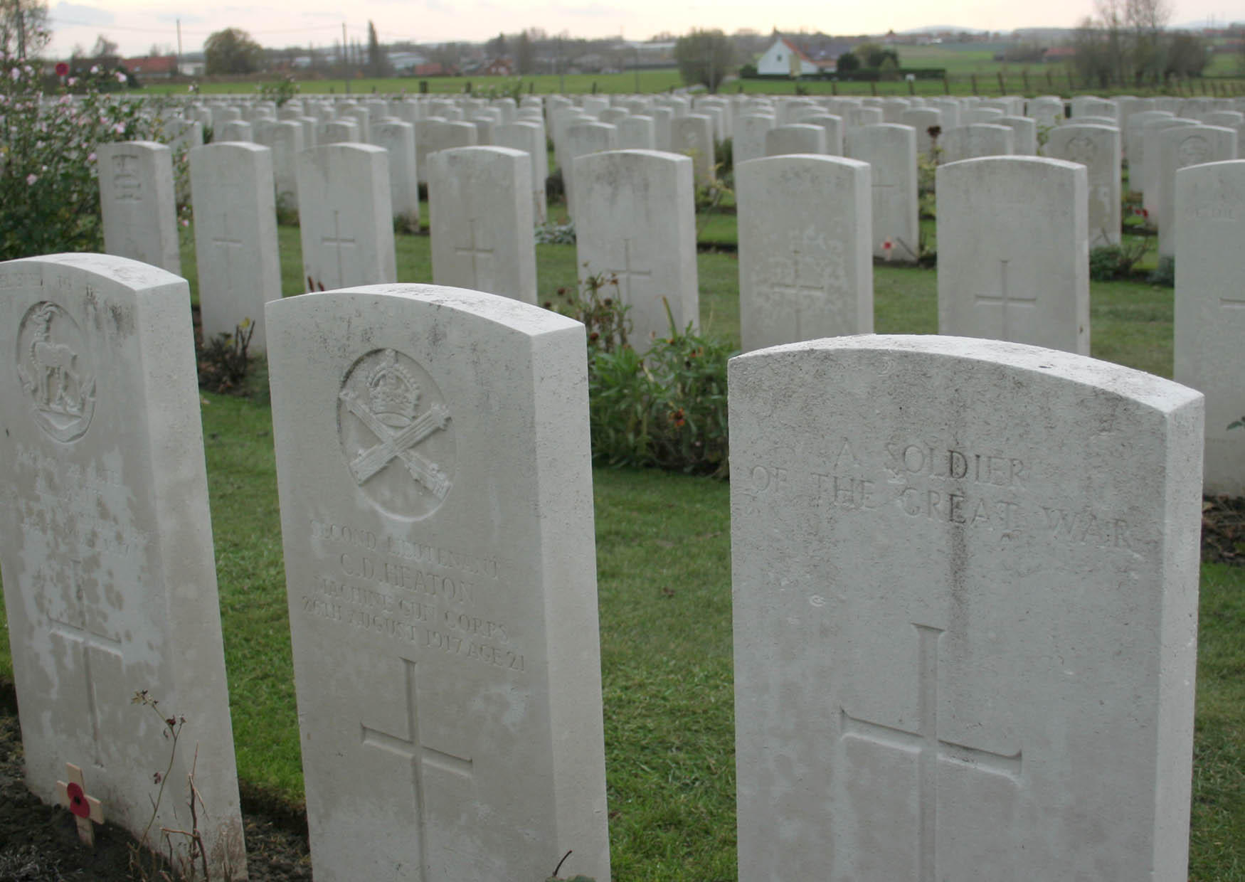 tyne cot friedhof Foto tyne cot friedhof