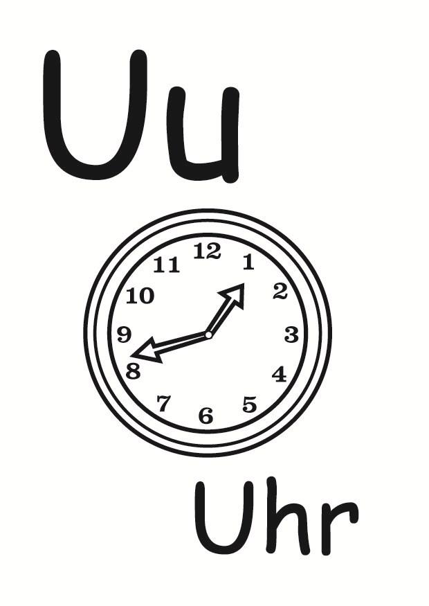 u Malvorlage u