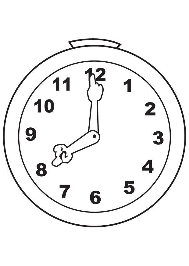 uhr Malvorlage uhr