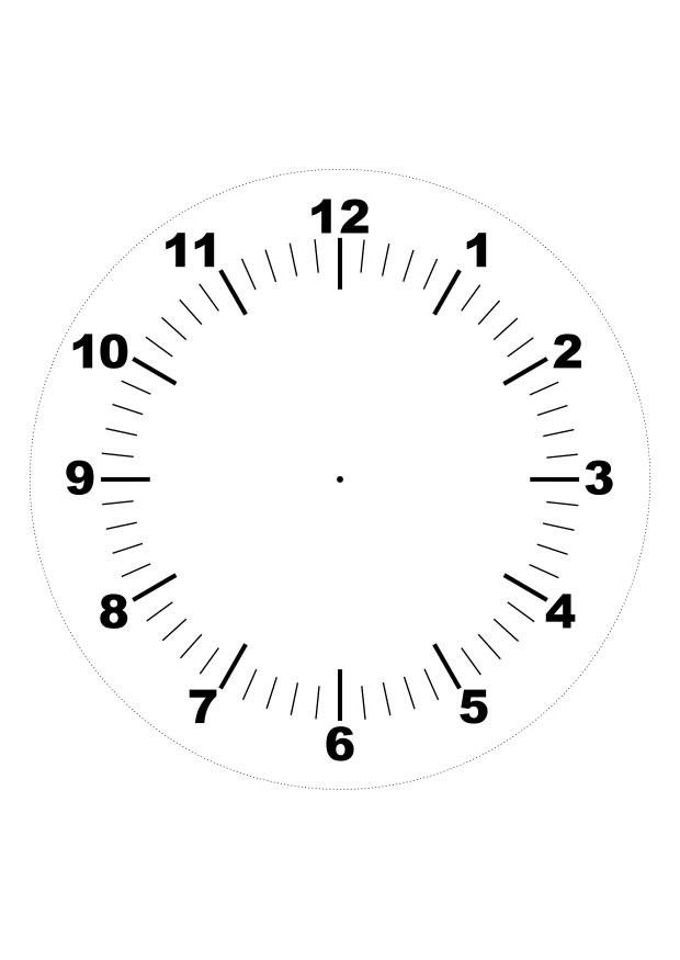 uhr Malvorlage uhr