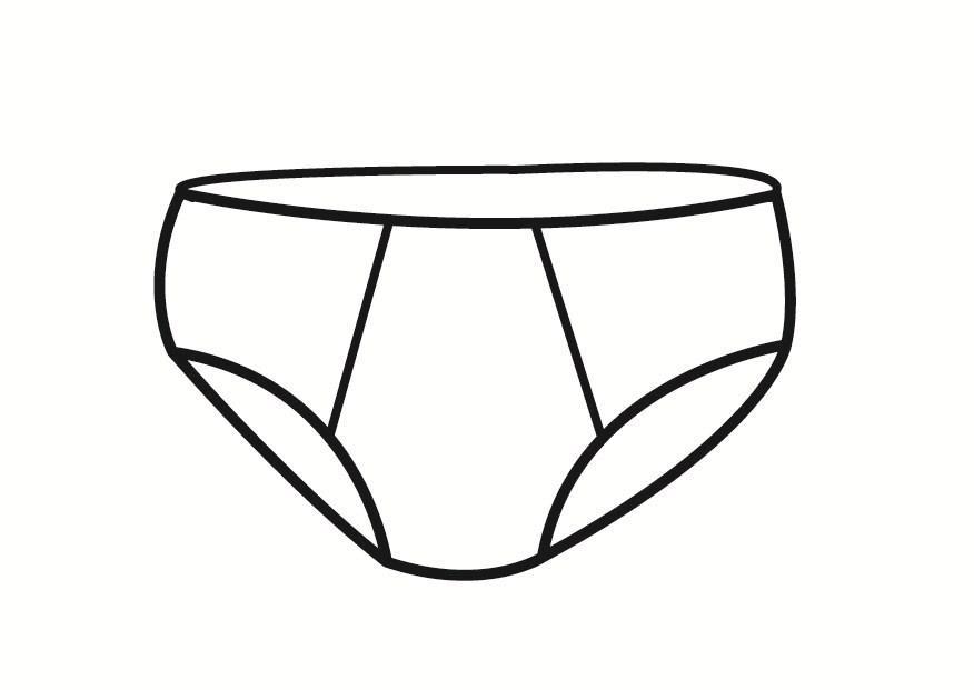 Malvorlage unterhose