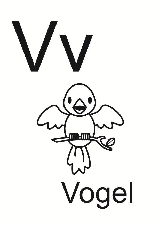 v Malvorlage v