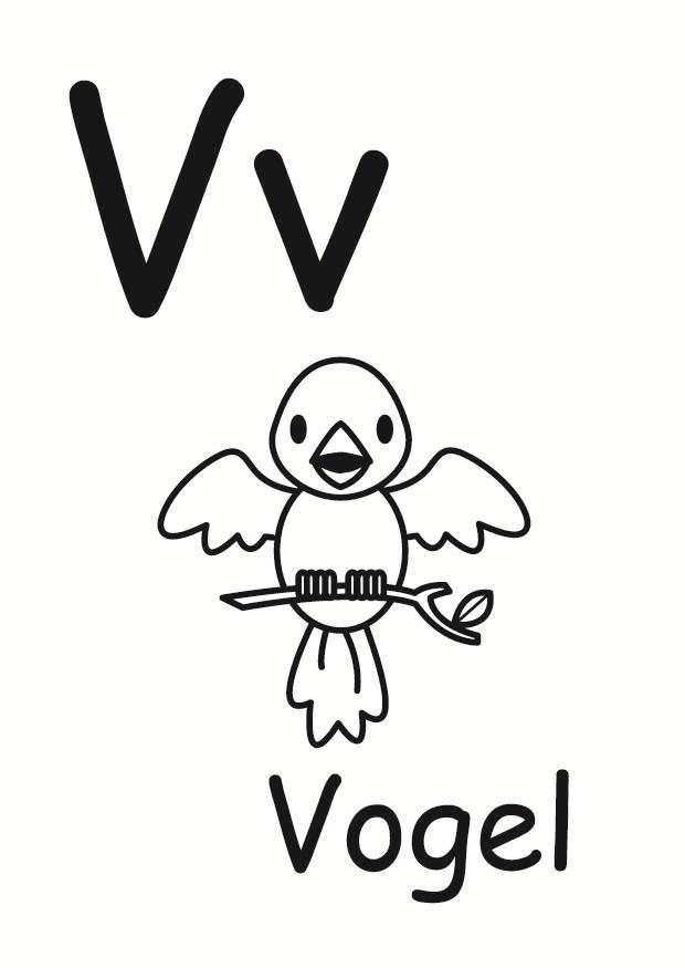 v Malvorlage v