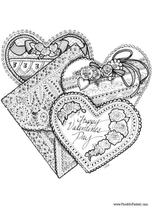 Malvorlage valentinherzen