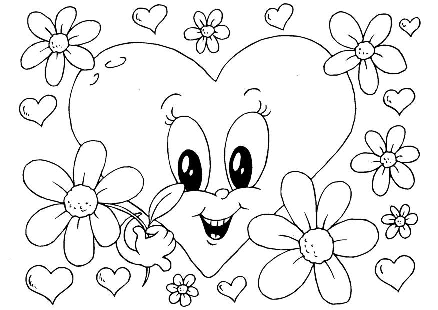 valentinsblumen Malvorlage valentinsblumen