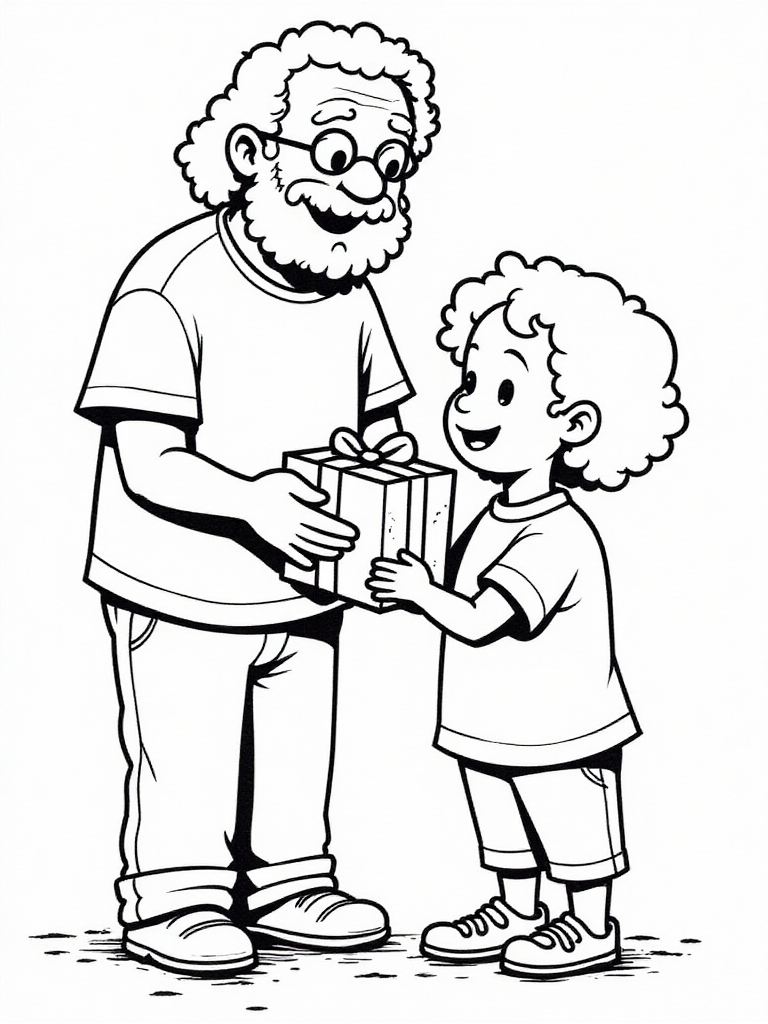 vatertag vater und kind Malvorlage vatertag vater und kind