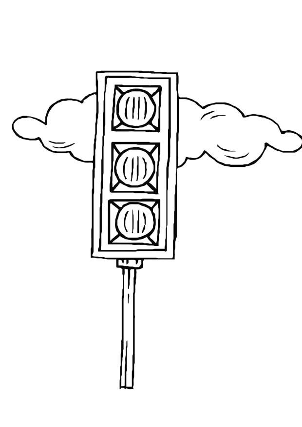 verkehrsampel Malvorlage verkehrsampel