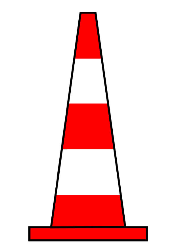 Bild verkehrskegel