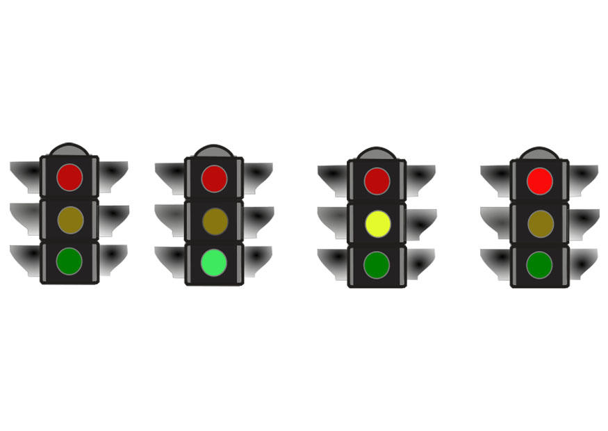 verkehrslichter Bild verkehrslichter