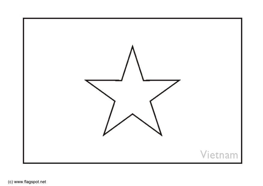 Malvorlage vietnam