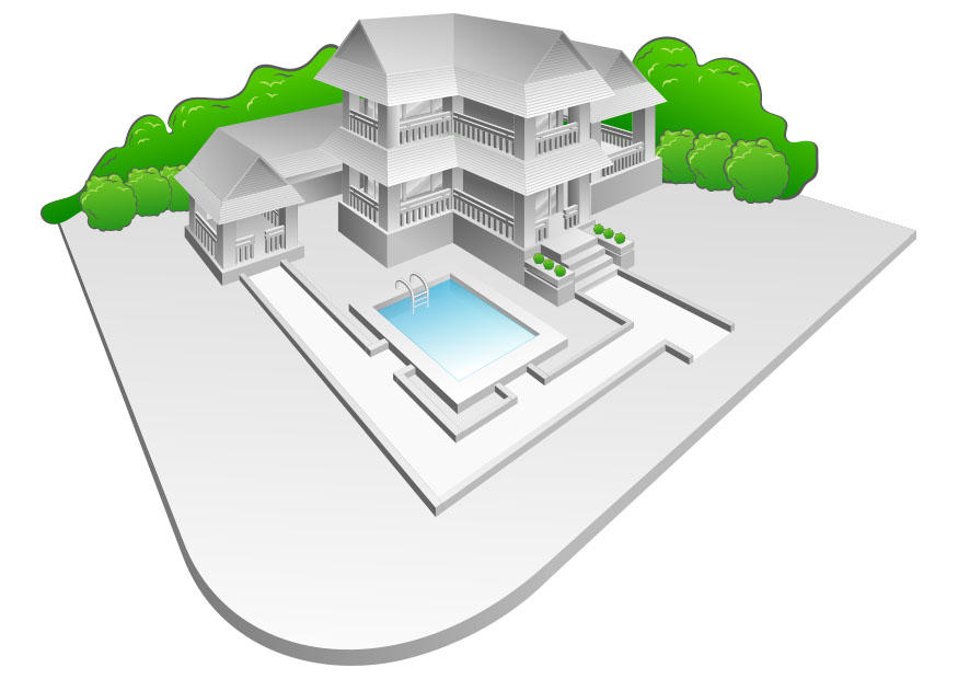 villa mit schwimmbad Bild villa mit schwimmbad
