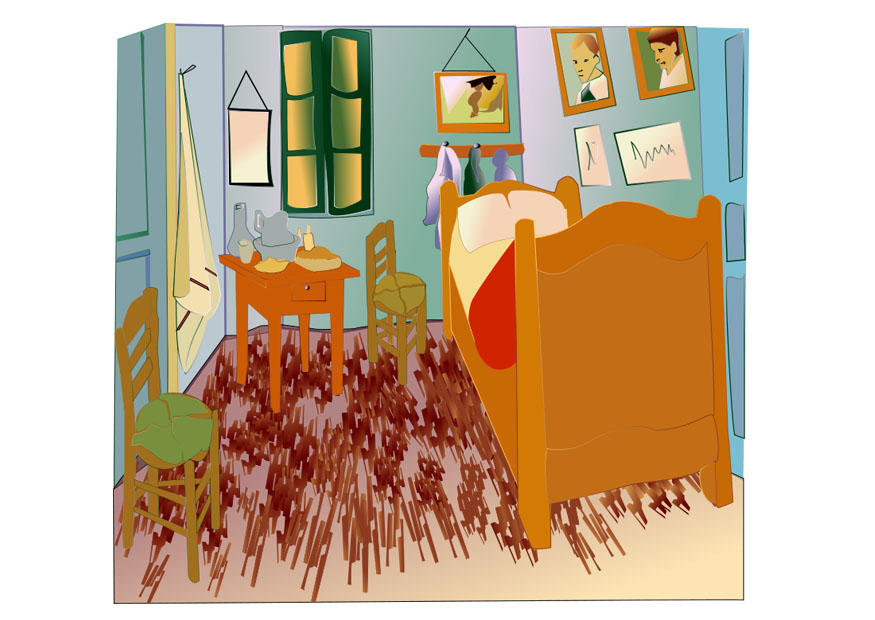 vincent van gogh - schlafzimmer in arles Bild vincent van gogh - schlafzimmer in arles