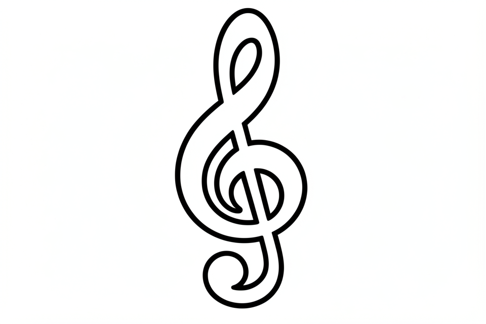 violinschlA¼ssel Malvorlage violinschlA¼ssel