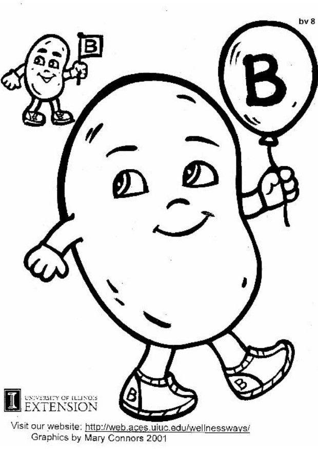 vitamin b Malvorlage vitamin b