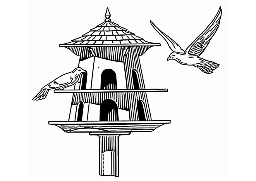 vogelhA¤uschen Malvorlage vogelhA¤uschen