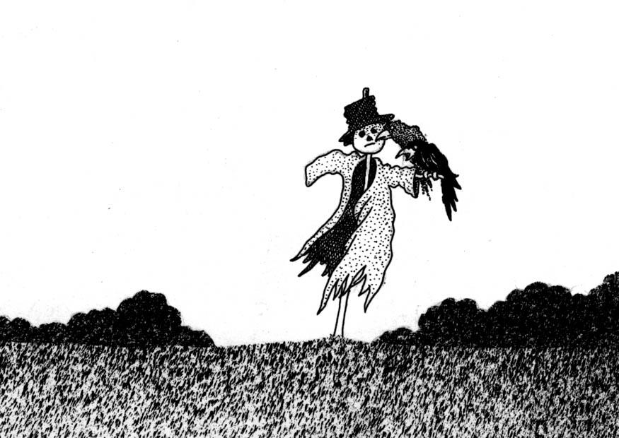 vogelscheuche Malvorlage vogelscheuche