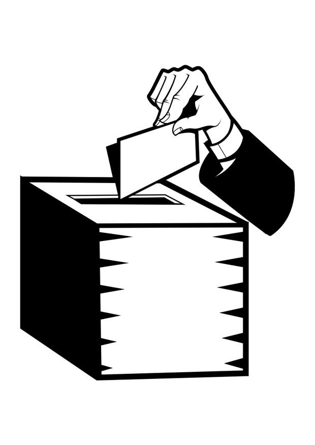 wahlurne Malvorlage wahlurne
