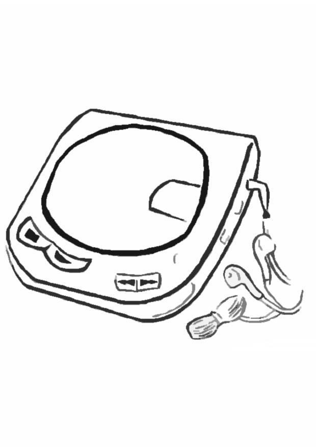 walkman Malvorlage walkman