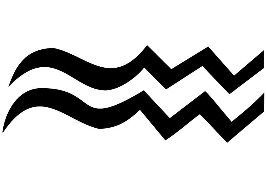 Malvorlage wassermann