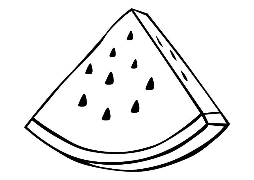 wassermelone Malvorlage wassermelone
