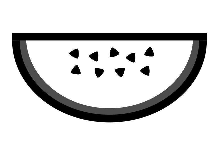 wassermelone Malvorlage wassermelone