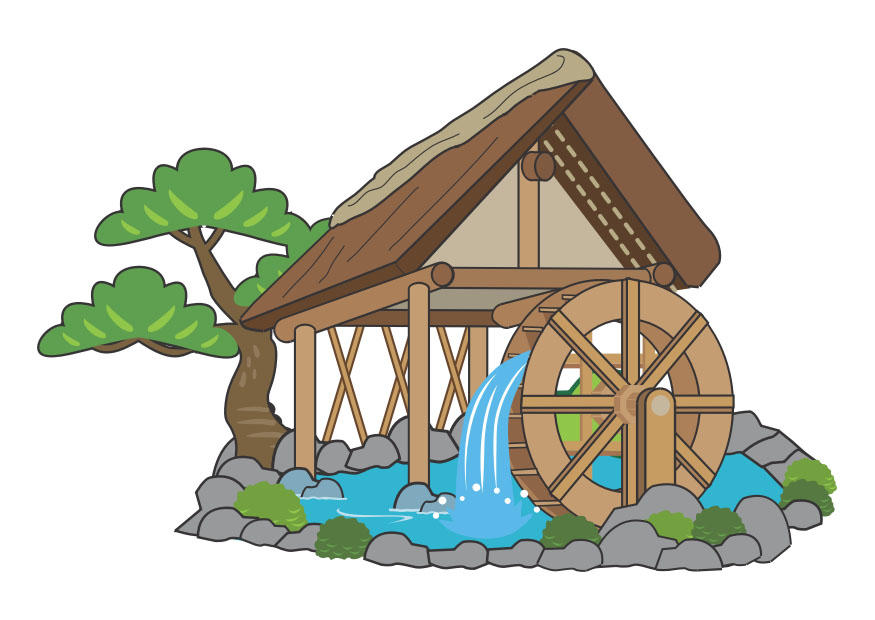 wasserrad Bild wasserrad