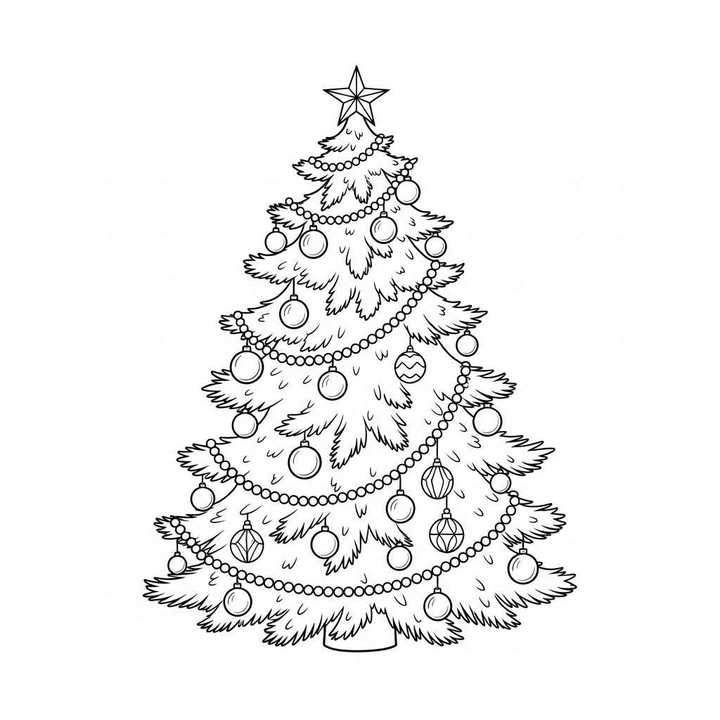weihnachtsbaum Malvorlage weihnachtsbaum