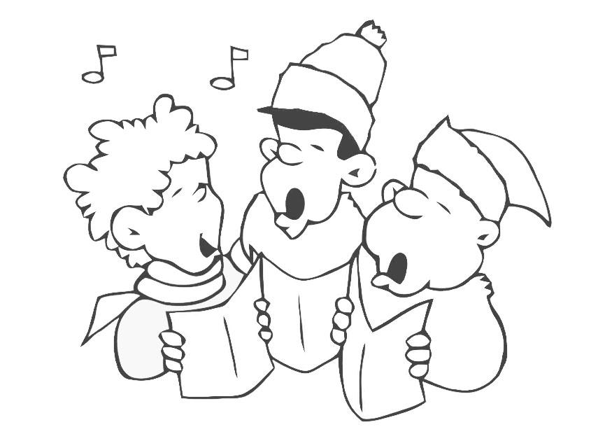 weihnachtschor Malvorlage weihnachtschor