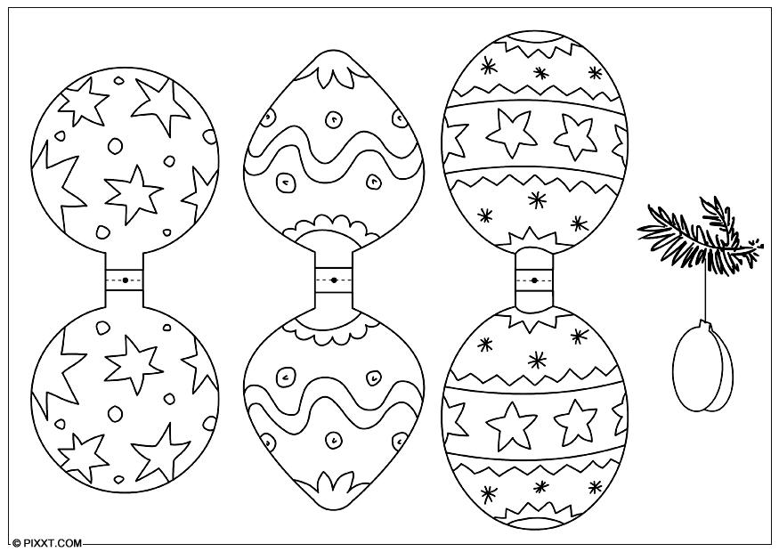 weihnachtsdekoration Malvorlage weihnachtsdekoration