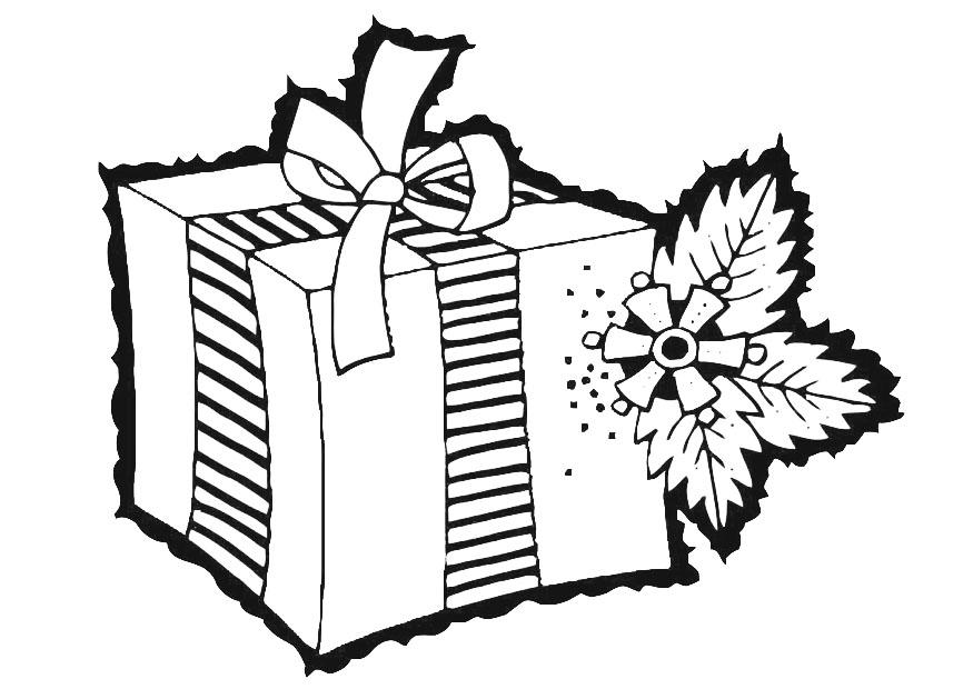 weihnachtsgeschenk Malvorlage weihnachtsgeschenk