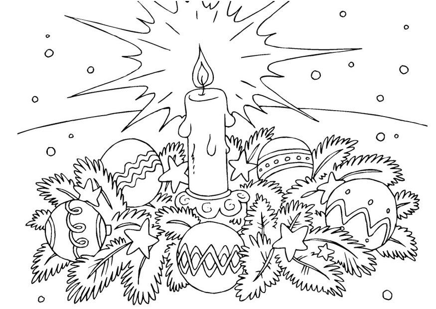 weihnachtskranz Malvorlage weihnachtskranz