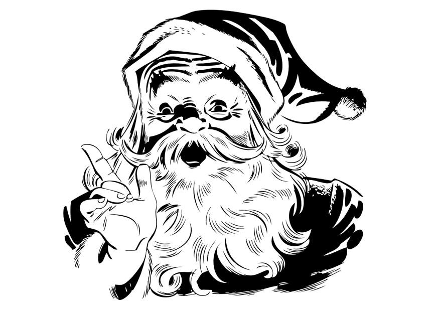 weihnachtsmann Malvorlage weihnachtsmann