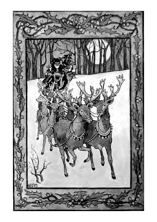 weihnachtsmann Malvorlage weihnachtsmann