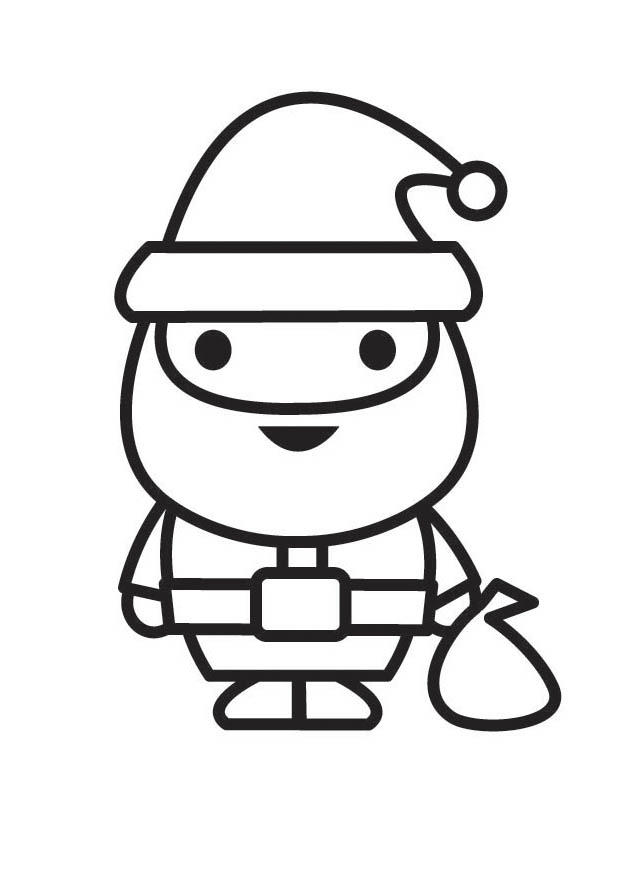 Malvorlage weihnachtsmann