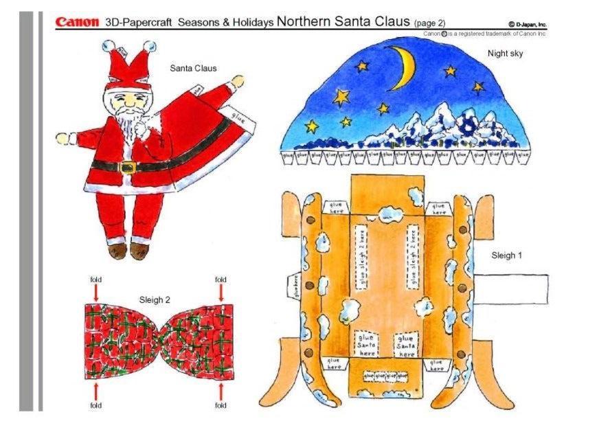 weihnachtsmann 2 Basteln weihnachtsmann 2