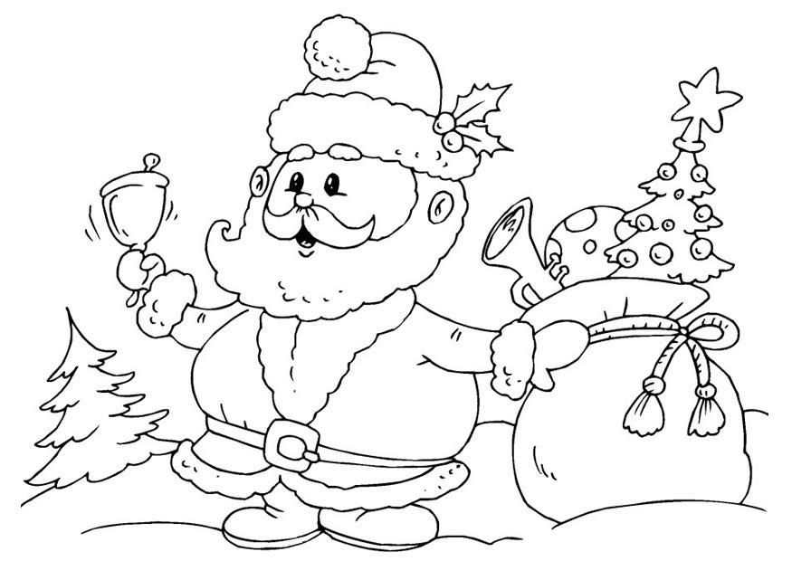 weihnachtsmann Malvorlage weihnachtsmann