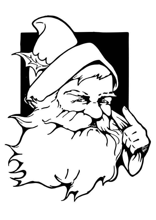 weihnachtsmann Malvorlage weihnachtsmann