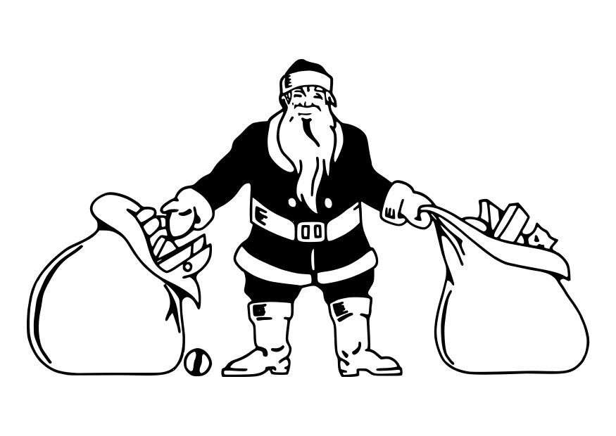 weihnachtsmann Malvorlage weihnachtsmann