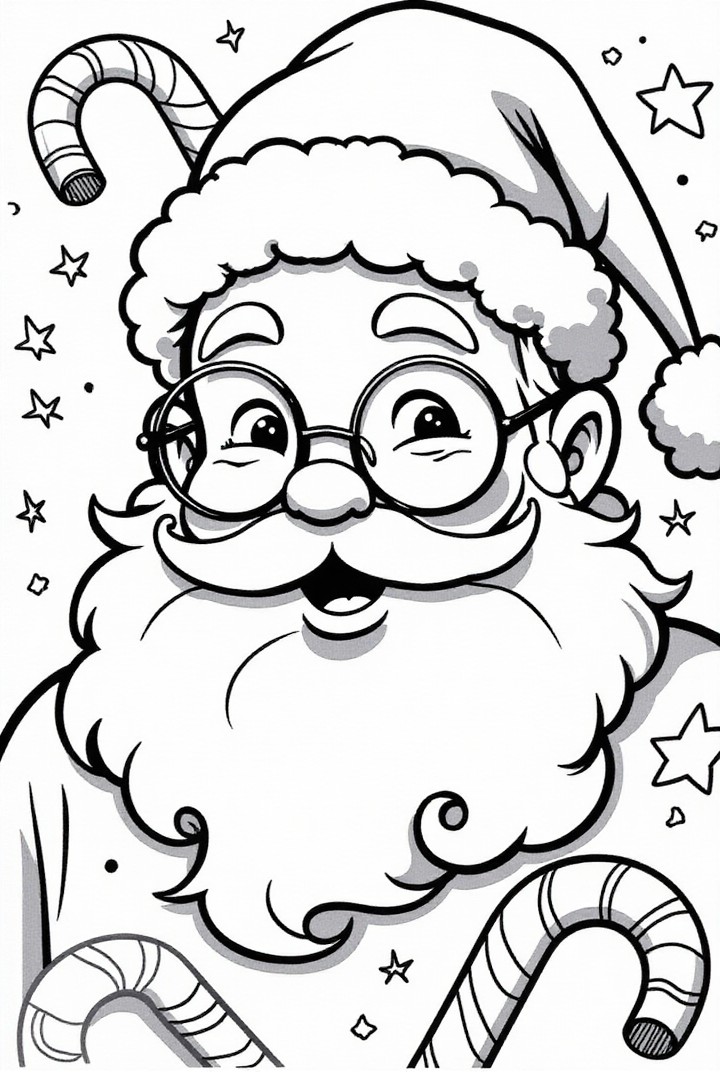 weihnachtsmann Malvorlage weihnachtsmann