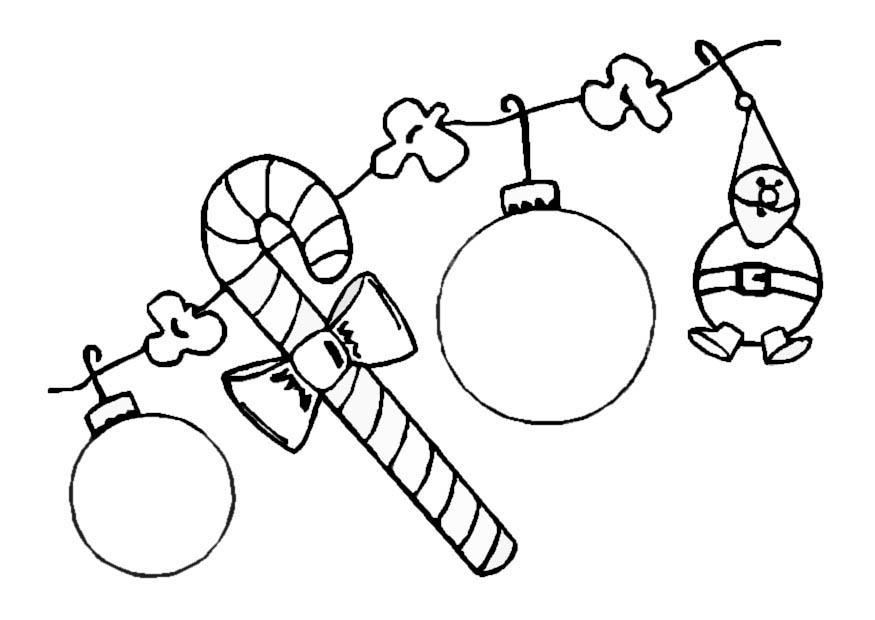 Malvorlage weihnachtsschmuck